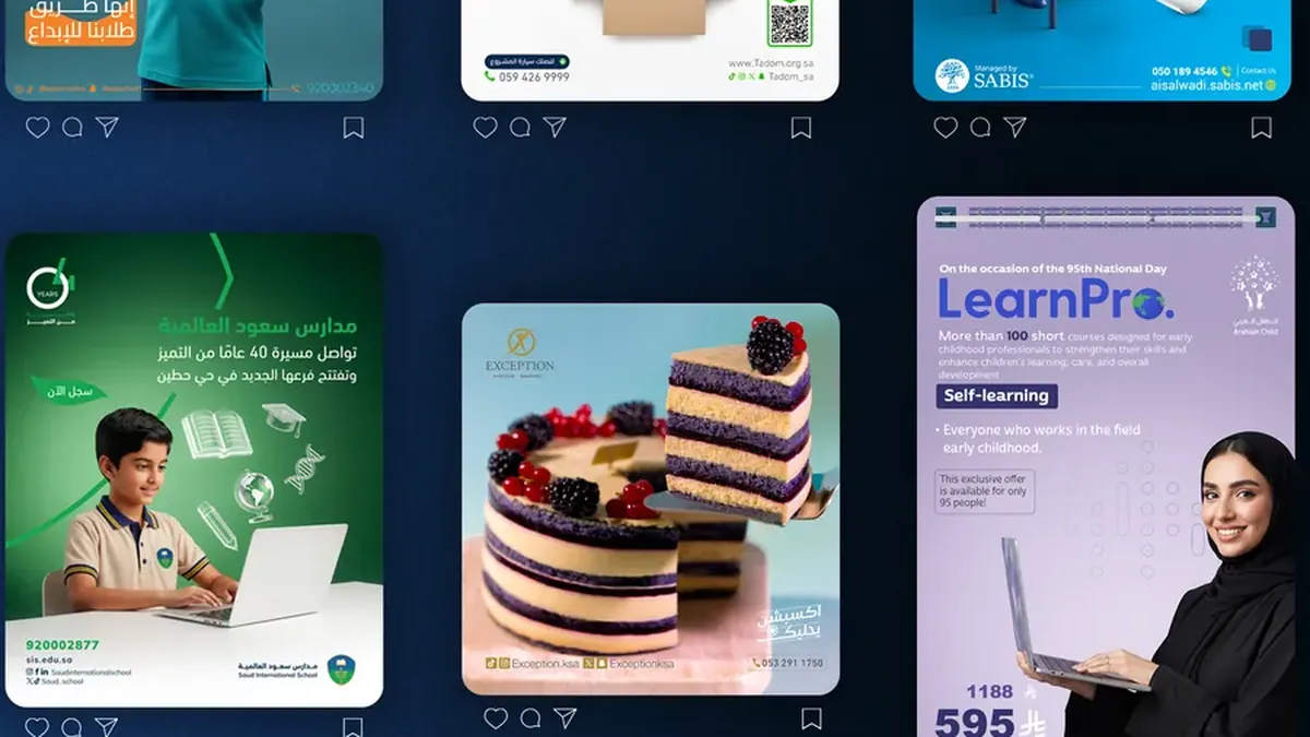 Social media designs for our clients
